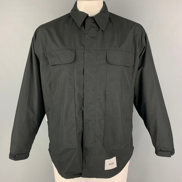 WTAPS Size M Black Polyester Cotton Zip Jacket - Picture 1 of 6